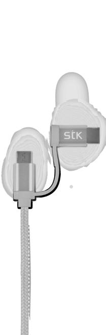 charging cable features both a Micro USB connector