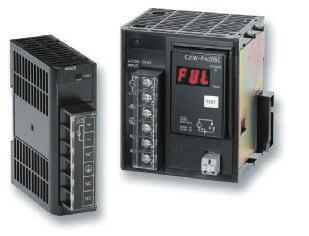 CJ-Series power supplies, expansions Modular PLC Power and flexibility CJ systems can operate on 24 VDC power supply, or on 100 to 240 VAC mains.