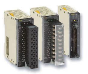 CJ-Series digital I/O units Modular PLC 8 to 64 points per unit input, output or mixed Digital I/O units serve as the PLC's interface to achieve fast, reliable sequence control.