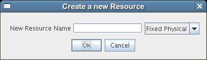 2a In the Explorer panel in the console, right-click Resources, then click New Resource to display the Create a new Resource dialog box.
