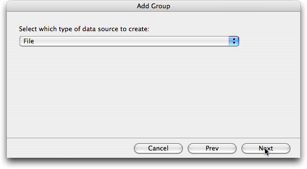 Relational Data Sources Adding a child group (continued) The Subcategory.