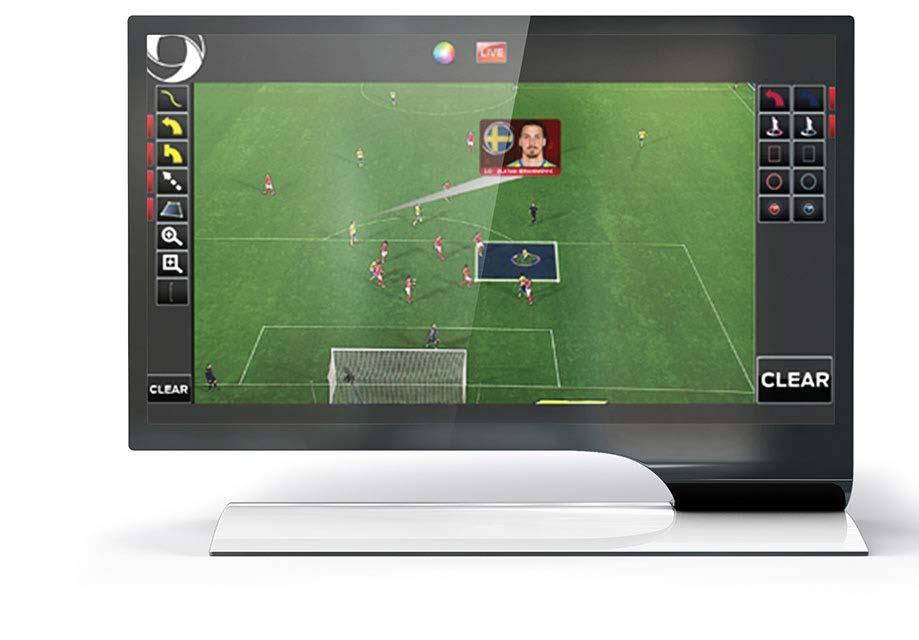 REDEFINING LIVE TELESTATION Paint Live is a new and powerful upstream sports telestration tool, which includes two HD-SDI outputs for Fill and Key.