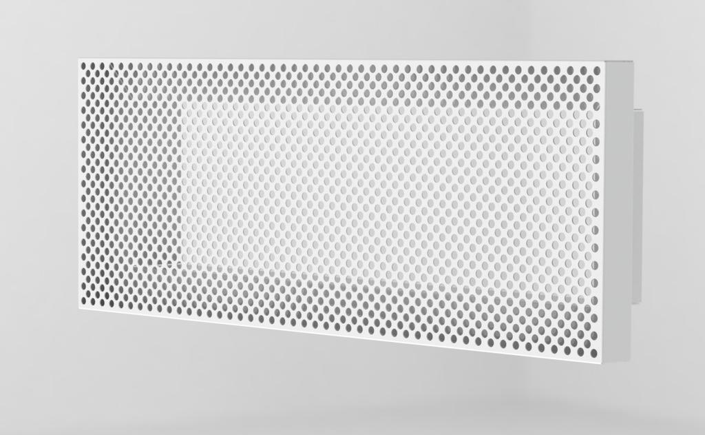 RSI Exhaust air grille Grille for exhaust air with perforated front cover. Low sound power level Easy to clean Grille for exhaust for inside installation in offices, schools, hospitals etc.