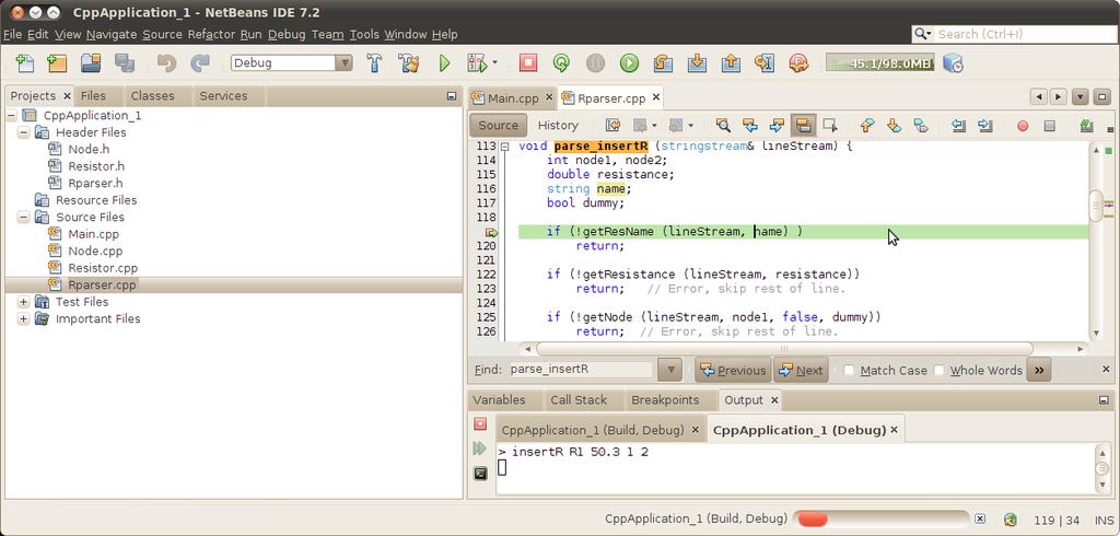 Question 9. (5 marks). Debugging and Compilation. (a) You are debugging a program in NetBeans, and execution has paused due to hitting a breakpoint at the line highlighted in the figure above.