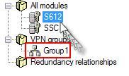 Use "Insert" > "Group" or select the appropriate menu icon to create a new VPN group. Siemens AG 2014 All rights reserved 2.