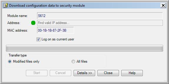 2.2.4 Loading the components The transfer of the configuration data differs for the SCALANCE S and SOFTNET Security Client security components: SCALANCE S: The configuration data is downloaded
