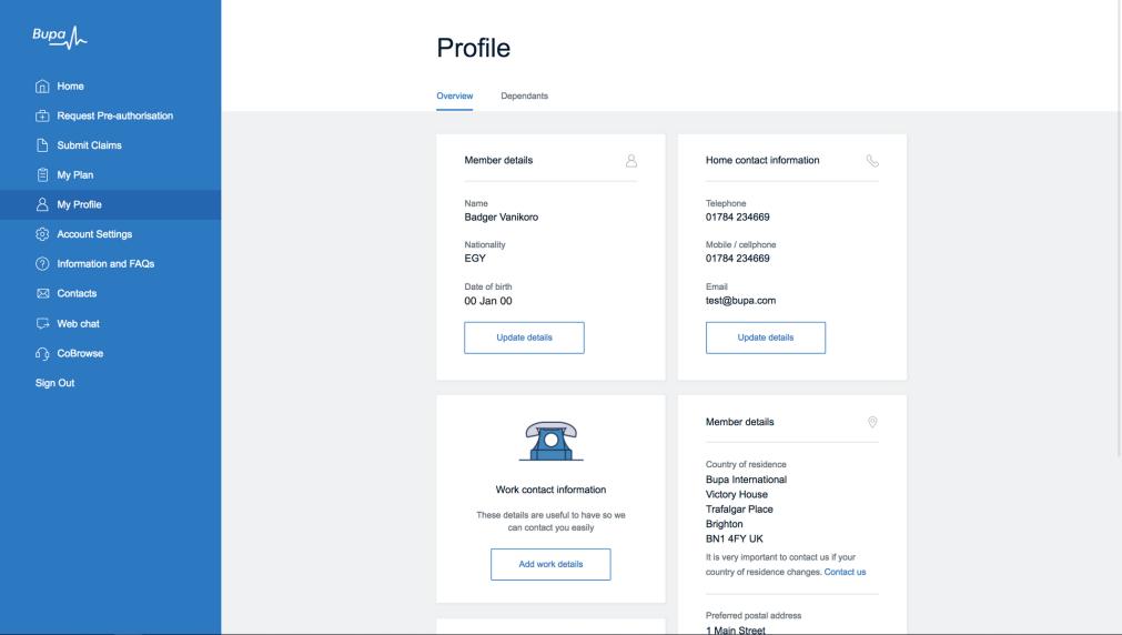 MANAGE CONTACT DETAILS, ACCOUNT SETTINGS AND MORE YOUR PROFILE AND ACCOUNT SETTINGS Through MembersWorld you can easily