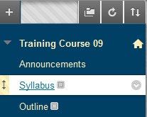 Upload a Syllabus Upload a syllabus file into your Blackboard course for your students to view.