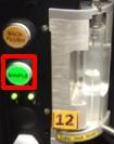 4. Load a tube of AccuDrop beads, press Sample button beside the