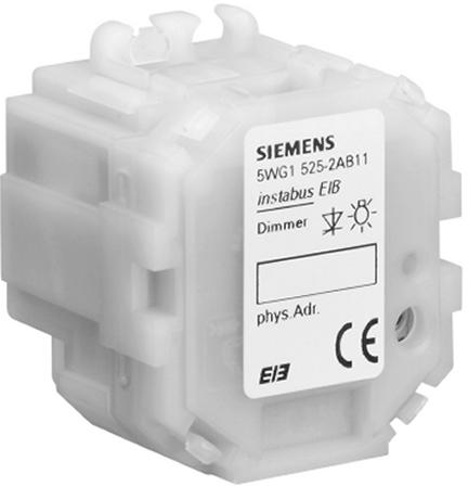 Product and Applications Description Example of Operation dimmer UP 525/11 load circuit AC 230 V L1 N The dimmer UP 525/11 is a dimming actuator for mounting in box mounts (a.o. 60 mm Ø, 60 mm depth).