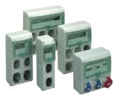 Select and understand Enclosures for sockets Functions They are designed for the quick installation of PK sockets thanks to the specific opening which can be closed by special plaques.