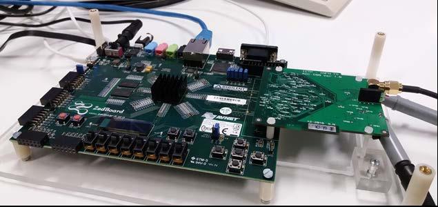 code successfully tested the external ADC is managed: providing the LVDS clock signals for data conversion and reading in slave mode the ADC data writing the continuous ADC data stream into a FIFO