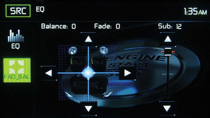 Reset Touch the Reset icon to reset the 10 equalizer band frequencies to the mid point. Loudness Touch the Loud icon to turn the loud option ON or OFF.