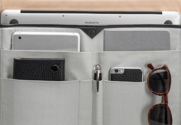 LAPTOP BRIEF Made using a mix material design, LAPTOP BRIEF is both