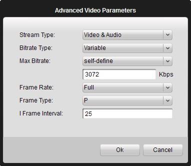 9.1.2 Video Quality Figure 9.3 Video Quality Configuration You can set video resolution and video quality for main stream and sub stream separately.
