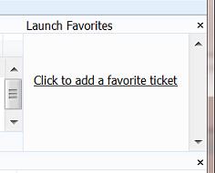 7. Performing Basic Configuration 7.1 Creating Favorite Tickets Tickets that you use a lot can be added to a list of Favorites. It then becomes easier to launch them, even with only one click.
