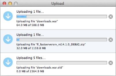 9. Uploading Files to You can work with files that are already stored in your Containers, or with files that you (first) upload to. Read below about several techniques to upload files.