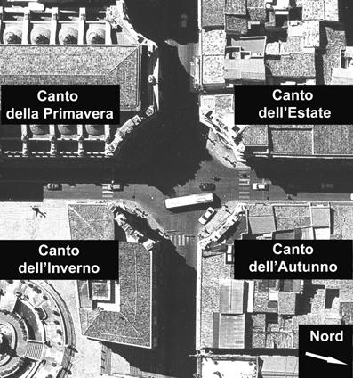 The place where streets meet assumed a symbolic significance, since it was soon considered the heart of the ancient town. Figure 2. The Canto dell Autunno façade Figure 1.