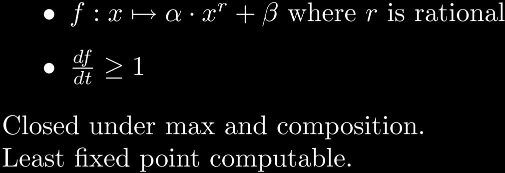 Exponential PTA Thm [BFLM09]: The L-problem is decidable for linear and