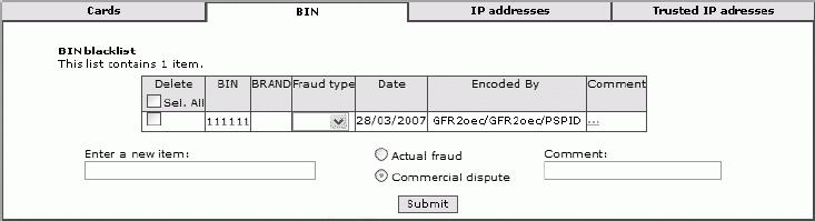 4.1.3 IP blacklist In your IP addresses blacklist, you can not only enter a specific IP address, but also a range of IP addresses using the following formats: a.b.c-d.