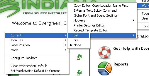 From the Toolbars Menu, select Current.