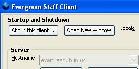 If you close it, you will close the Evergreen Staff Client, so you will have at least two Evergreen windows open when you use the