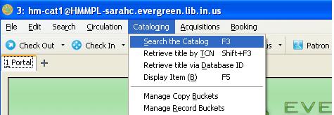 Navigating with File Commands and Keyboard Shortcuts There are various ways to perform tasks in Evergreen. A combination of menus and function keys are used to access different tasks.