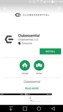 Initial App Login (Effective 10/30/17) The Clubessential Member App requires credentials that will only be provided if you are a member or Admin of a participating club.