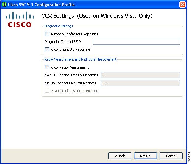 SSC Management Utility Chapter 2 In the Security Level area, choose the desired network type: Open Network This setting is recommended for guest access wireless networks.