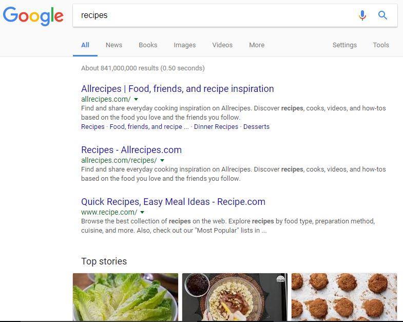 A new page will appear with a list of other websites that Google thinks are most relevant to your search term. Link Web Address Site Description One-page listing is usually four to five lines long.