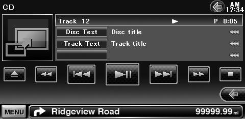 Music Disc/ Audio File Listening & Video File/ Picture File Watching You can recall various control screens during playback of CD, audio file, video file and picture file.