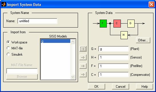 Dr. Farzad Pourboghrat Guidelines for MATLAB s SISO Design Tool GUI The SISO Design Tool is a graphical user interface (GUI) that facilitates the design of compensators for single-input,