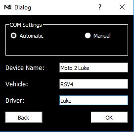 10. In the Device Name enter a name that allows you to unequivocally identify the connected device in case you have a team with more drivers and devices (eg Moto 2 Luke). 11.