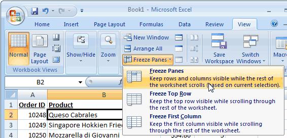 Go to the Home tab > Cells group, and click Format > Hide & Unhide > Unhide Rows. To later unhide the columns, follow these steps: 1. Select the columns on both sides of those that are hidden. 2.