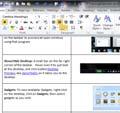 Jump List: Right click a prgram in the taskbar t find and