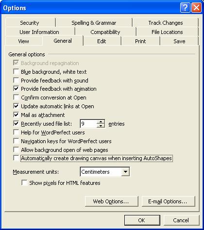 The Drawing Canvas Within Microsoft Word, when you add a drawing object to a document, it is by default placed within a drawing canvas.