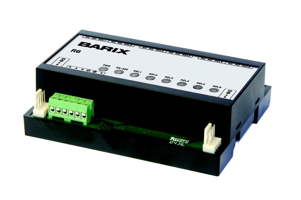 BARIX R6 DIN-rail mountable relay unit for