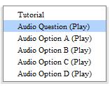 The following table describes buttons and tools students will see on ELPA.