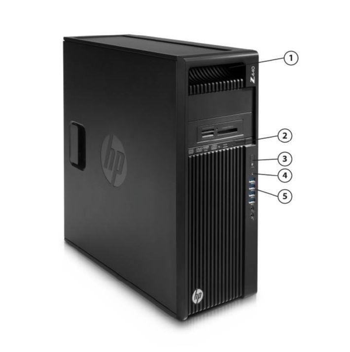 Overview 1. Integrated Front Handle 4. HDD Activity LED 2. Dedicated 9.5mm Optical Drive Bay 5. Front I/O: 4 USB 3.
