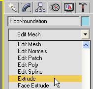 Select Extrude from the modifiers