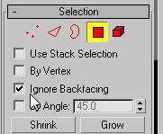 select Edit Poly Access the Polygon