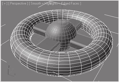 Exercise Geometrical Object Types In the following exercise you will change object types, and attach objects together to create a simple stand-in object for a space station model.