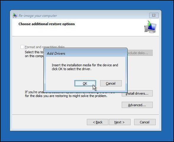 Click Install drivers to install device drivers for the