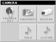 CAMERA Panel - TRIGGER OUT: Click to turn on the trigger out connector of the camera.