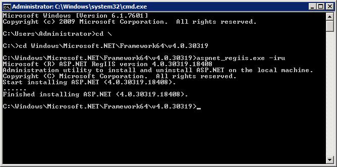 0 pool is not listed, then use the below section to configure appropriate.net Pool in IIS: CONFIGURE ASP.NET 4.0 POOLS IN IIS 1. Open Command Prompt 2.