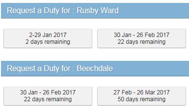 Please refer to the Roster Publication Timetable, as found on the e Rostering intranet page, to see when roster periods will