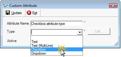 Select Text (Multiline) as the attribute type. Click Update.