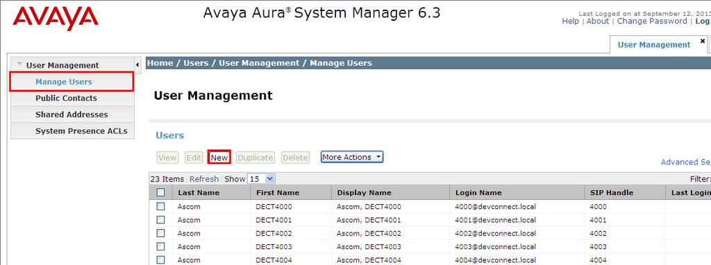 below. Click on Manage Users.