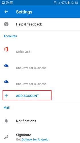 Mobile devices and TUNI Office 365 settings You need to define the TUNI account for your mobile phone s email application in order to use the services related to TUNI email in the future (email,
