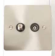 157 1 Gang satellite & isolated coaxial socket 158 1 Gang isolated coaxial socket 159 2